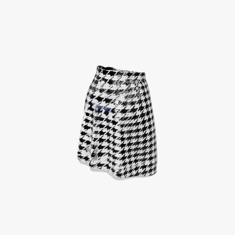 Houndstooth Skirt Model Pack  Fashion Design